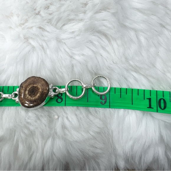 Solar Add on Item - Brown Solar Quartz 925 Bracelet - Picture 3 of 4